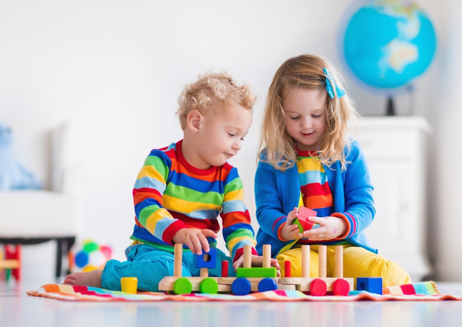 Kindergarten Classroom With 12 Necessary Facility For Children