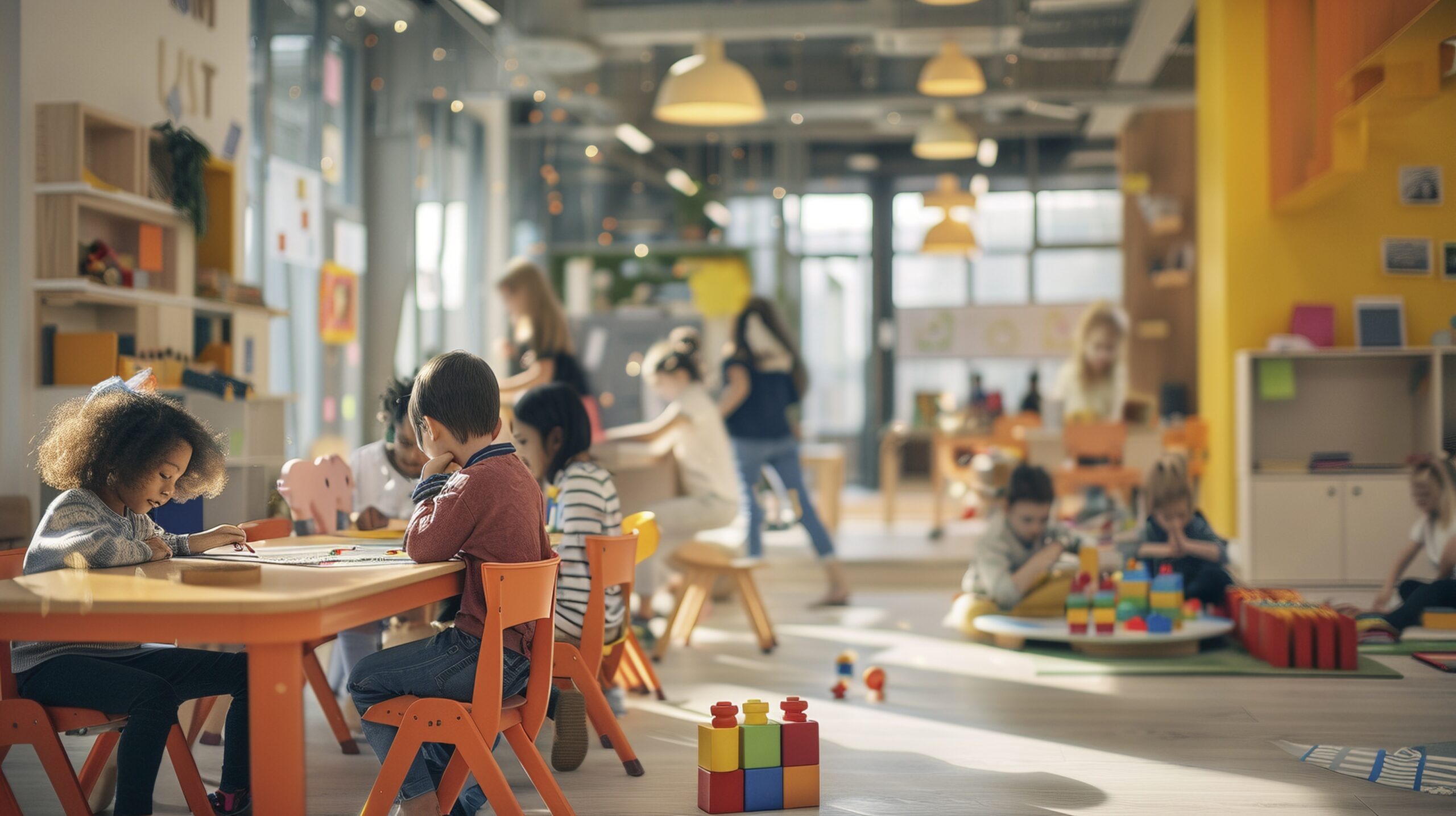 Efficient Daycare Zoning, Space, Decor, Design